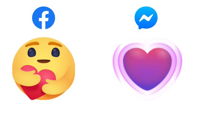 New Facebook reactions care